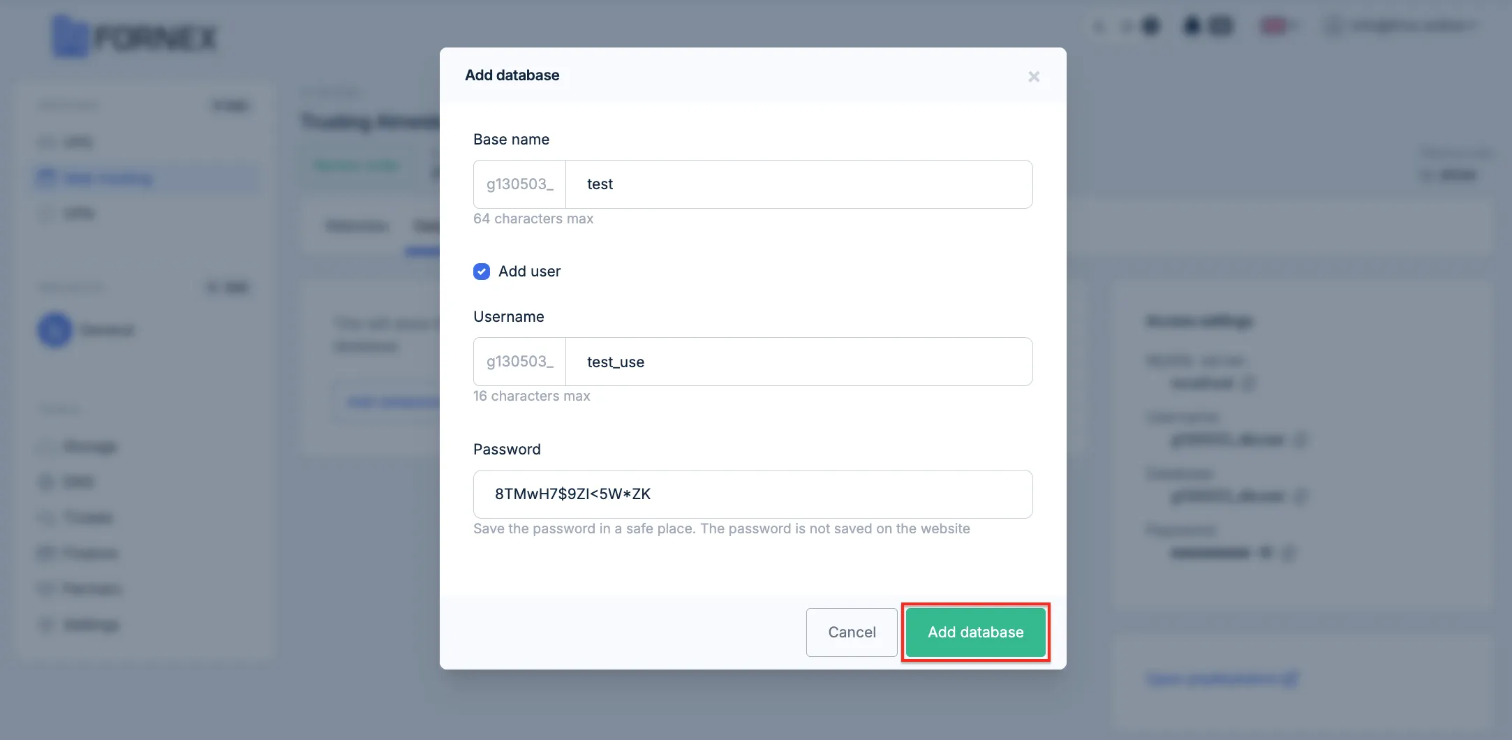 Adding a database
