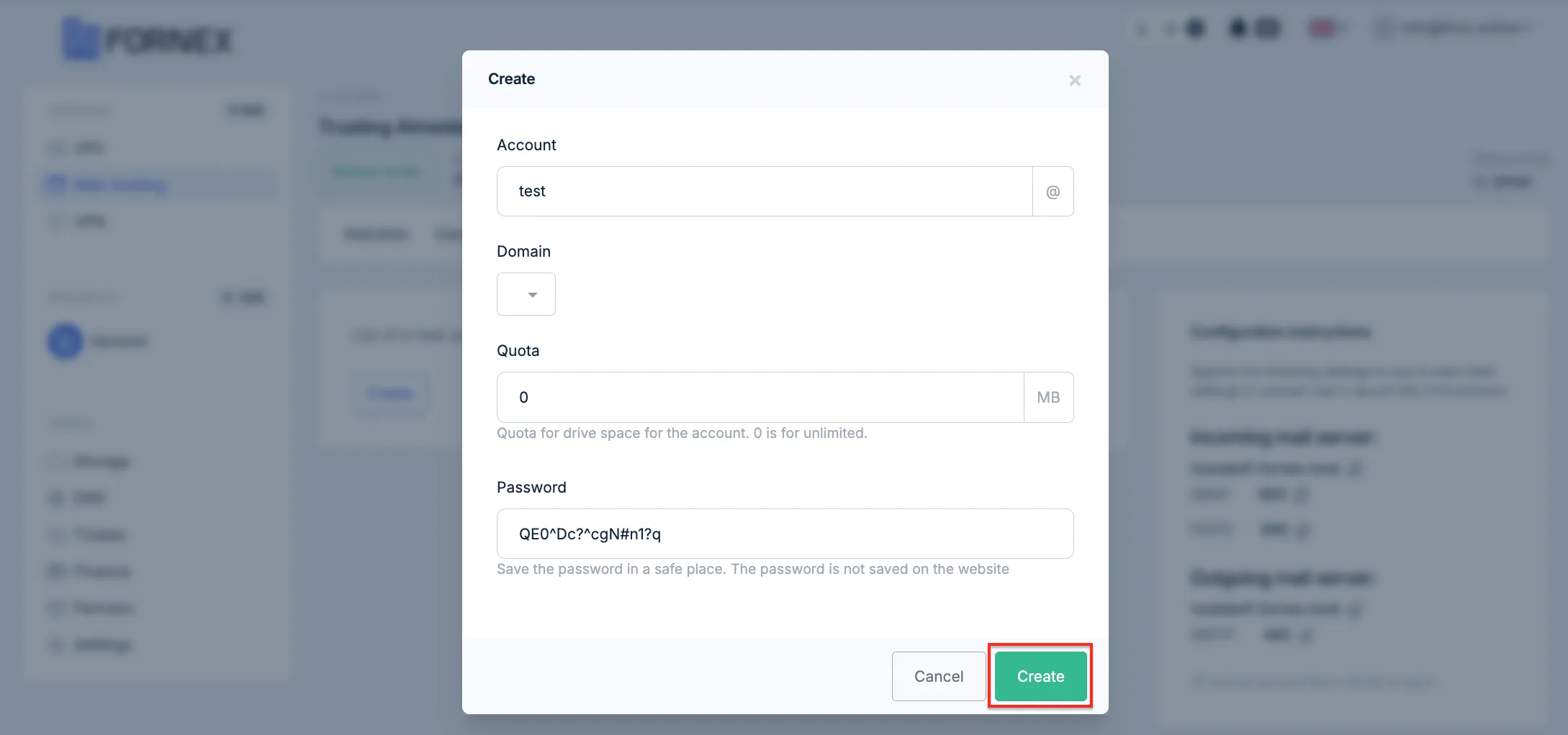 Adding an email account